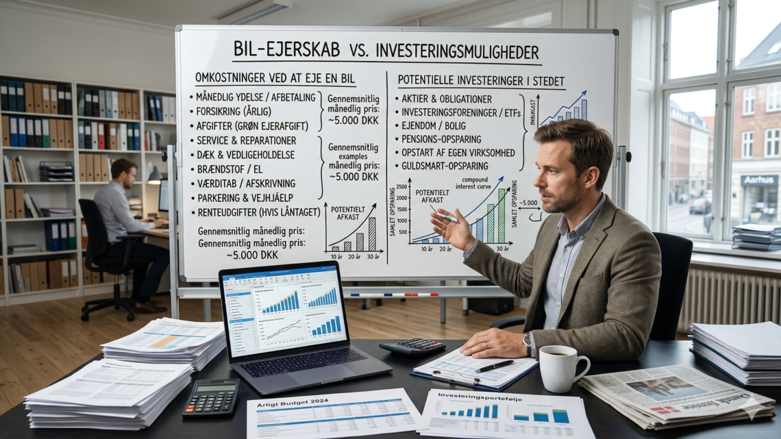 Hvad koster det egentlig at eje en bil – og hvad kunne du investere i stedet?